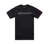 Alpinestars Linear Wordmark 2.0 CSF Tee Black Grey Red Casual Genuine A T Shirt