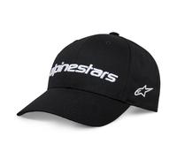 Alpinestars Linear Wordmark 2.0 Hat Motorcycle Baseball Cap Black Navy Blue