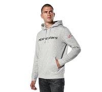 Alpinestars Linear Wordmark Hoodie V3 Sweatshirt Men's Hoodie Heather Grey/Red/Black M