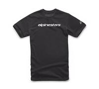 Alpinestars Linear Wordmark Tee Casual Bike Mens T Shirt Top Black White Grey