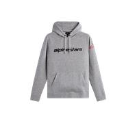 Alpinestars Linear Wordmark V3 Hoodie Grey Heather/Red/BlackL Grey Heather,Red,Black