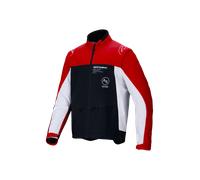 Alpinestars Lite-Dura Softshell Motocross Jacket, black-white-red, size 2XL for Men