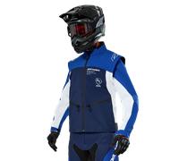 Alpinestars Lite-Dura Softshell Jacket Navy Bright Blue White, Size: M