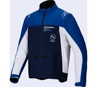 Alpinestars Lite-Dura Softshell Motocross Jacket, white-blue, size 3XL for Men