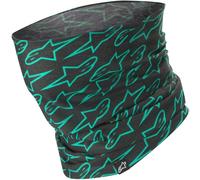 Alpinestars Logo Motorcycle Neck Tube Summer Moped Scooter Black Teal