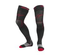 Alpinestars Long Knee Brace MX Motocross Socks Red/Black Coolmax Moisture Wickin