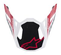 Helmet Visor Motorcycle ALPINESTARS Supertech M8 Triple - Black/Red/White