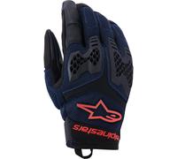 Alpinestars Manti Air Motorcycle Gloves, black/blue/red, size XL