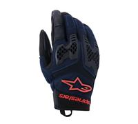 Alpinestars Manti Air Motorcycle Textile Gloves Deep Blue / Fluo Red / Asphalt