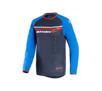 Alpinestars Maxdura Dual Motocross Jersey, grey-blue, size XL for Men