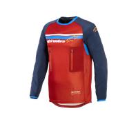 Alpinestars Maxdura Dual Motocross Jersey, red-blue, size 3XL for Men