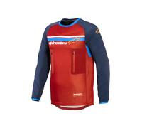 Alpinestars Maxdura Dual Motocross Jersey, red-blue, size M for Men