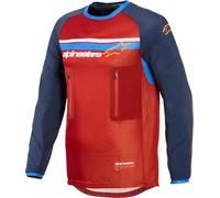 Alpinestars Maxdura Dual Motocross Jersey, red-blue, size XL for Men