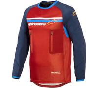 Alpinestars Maxdura Dual Motocross Off-Road Jersey - Rust Brown / Mood Indigo
