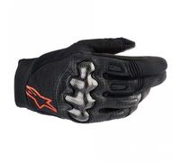 Alpinestars Megawatt Motocross Gloves, black-red, size L for Men