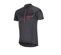 Alpinestars Men Elite Short Sleeve Jersey - Black/Red, X-Large