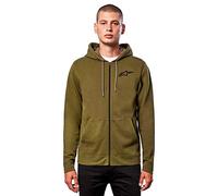 Alpinestars Men's Ageless Chest Hoodie Sweatshirt, Military Green/Black, XXL