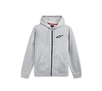 Alpinestars Men's Ageless Chest Zip Hoodie, Heather/Black Grey, M