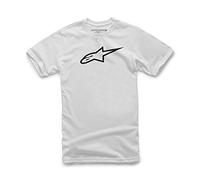 Alpinestars Men's Ageless Classic Tee Short Sleeve T-Shirt, White (White/Black), Large