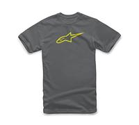 Alpinestars Men's Ageless Classic Tee T shirt, Charbon Hi Vis Jaune, XL UK