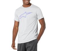 Alpinestars Men's Ageless Classic Tee T-Shirts, Silver/Purple, XL