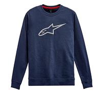 Alpinestars Men's Ageless Crew Fleece Sweatshirt, Navy/Grey, L