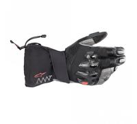 Alpinestars Men's AMT-10 Drystar XF Waterproof Motorcycle Gloves (Black/Black)