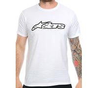 Alpinestars Men's ASC Blaze Classic T-Shirt - White/Black, Small