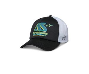 Alpinestars Men's Ayess Trucker Hat Baseball Cap, Black/White, One Size