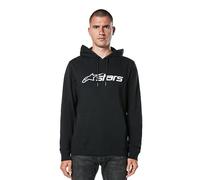Alpinestars Men's Blaze Hoodie V3 Sweatshirt, Black White, XXL