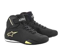 Alpinestars Men's Boots Al Motorcycle Clothing, Black Yellow, 9.5 UK