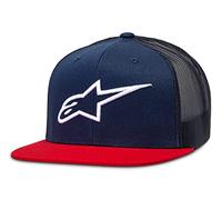 Alpinestars Men's Corp Trucker Hat Baseball Cap, Navy/Red, One Size