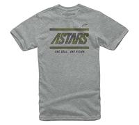 Alpinestars Men's Draft Tee Short Sleeve Jersey, Heather Grey, L