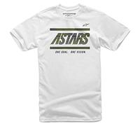 Alpinestars Men's Draft Tee Short Sleeve Jersey, White, M