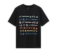 Alpinestars Men's Glyfs Csf Tee T-Shirt, Black, M