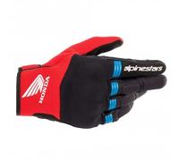 Alpinestars Men's Honda Copper Motorcycle Gloves (Black/Bright Red/Blue)