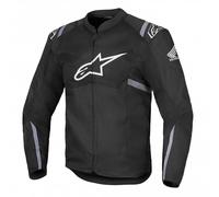 Alpinestars Men's HONDA Jacket - T-SPS Air V2 Textile (Black/Dark Grey/Ice Grey)