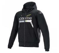 Alpinestars Chrome Ignition Motorcycle Textile Jacket, black-yellow, size S for Men
