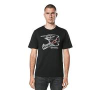 Alpinestars Men's Mx Helmet Csf Tee T-Shirt, Black, XL