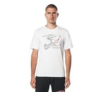 Alpinestars Men's MX Helmet CSF Tee T-Shirt, White, M