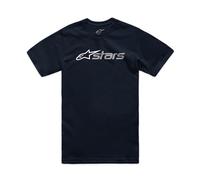 Alpinestars Men's Original Logo Tee Maglietta A Maniche Corte Con Girocollo T-Shirt, Navy Blue/White/Grey, XL