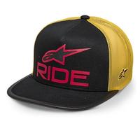 Alpinestars Ride 4.0 Trucker Cap Black/Yellow/Red Black,Yellow,Red