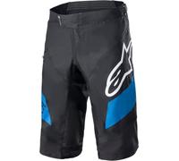 Alpinestars Men's Racer Shorts, Black/Bright Blue, 30 UK