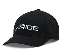 Alpinestars Men's Ride 3.0 Hat Baseball Cap Snap Back Black/White