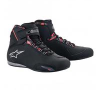 Alpinestars Sektor waterproof Motorcycle Shoes, black-grey-red, size 43 for Men