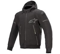 Alpinestars Sektor V2 Tech Hoodie Mens Motorbike Jacket - Black X Large