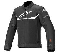 Alpinestars Men's T-SPS Air Motorcycle Textile Jacket (Black/White, XL) Clothing