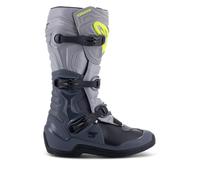 Alpinestars Men's Tech 3 Motocross Boots (Light Dark Grey, 11 (45.5)) Shoes, Gray, UK
