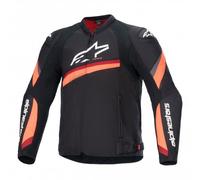 Alpinestars Men's Textile Jacket - T-GP Plus R V4 - Black/Red Fluo