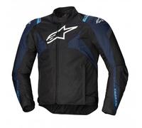 Alpinestars Men's Textile Jacket - T-Jaws V4 Waterproof - Black/Blue/Blithe Blue